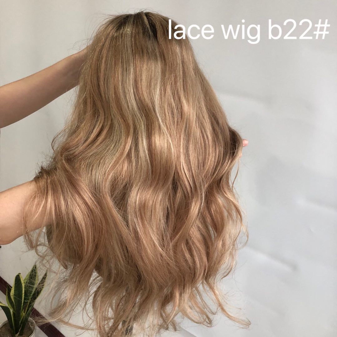 13*6" Lace top human hair wig 20 inches - Hormel Wigs