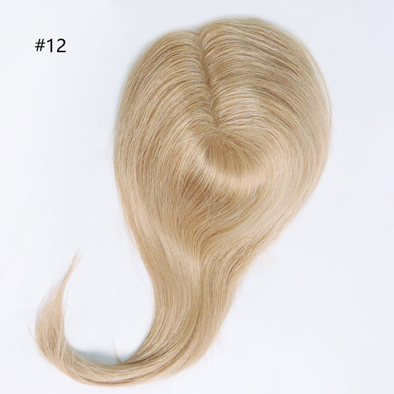 Mini SILK Partings 2.75X5.5" Remy Human Hair 14" - Hormel Wigs
