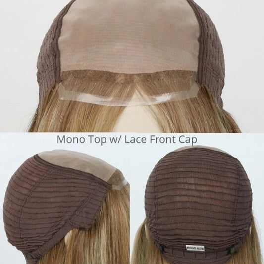 Mono top with lace front human hair wig - Hormel Wigs