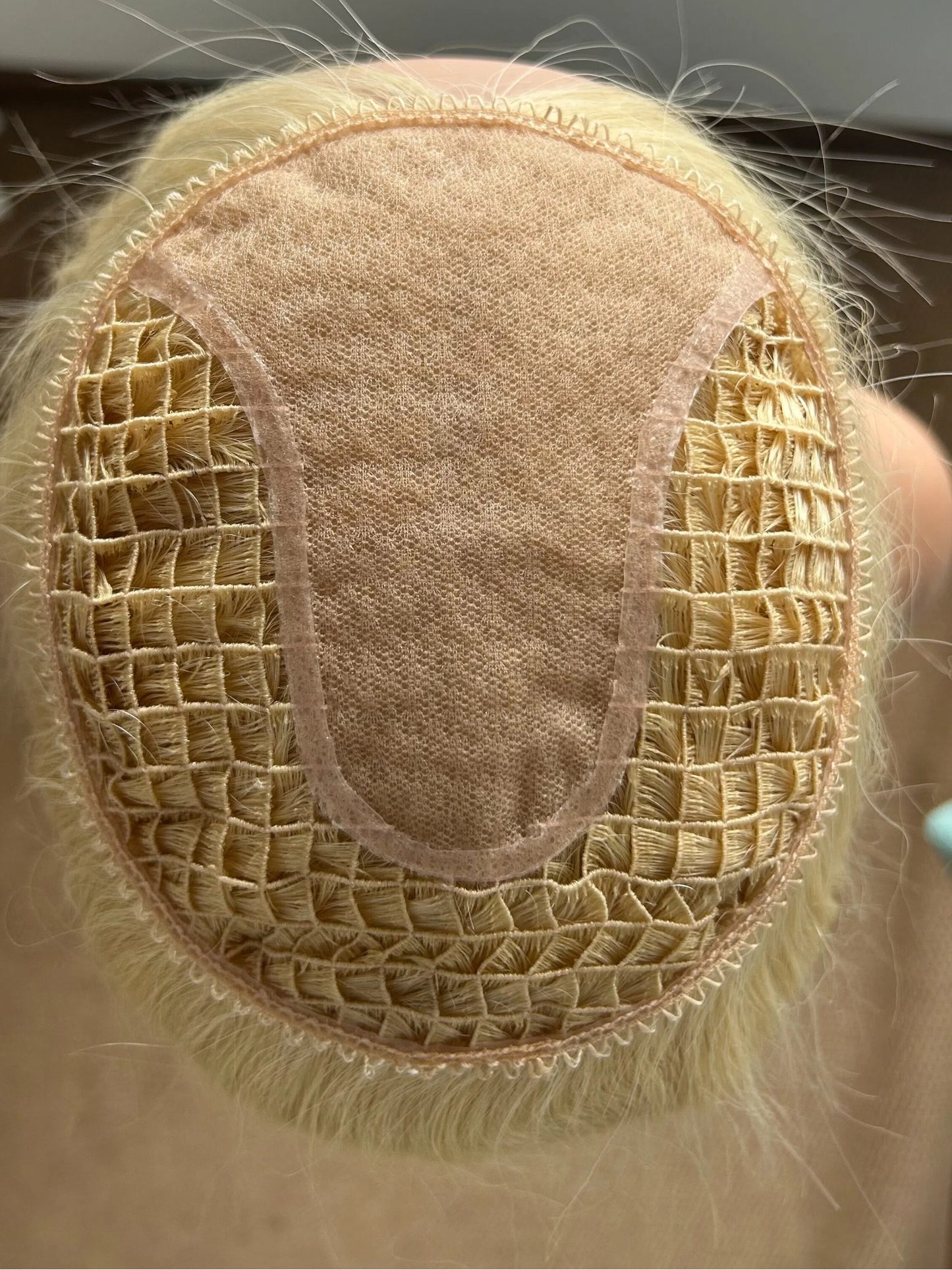 Silk Top Fish-Net Human Hair Topper | Size 6x6" | 16"