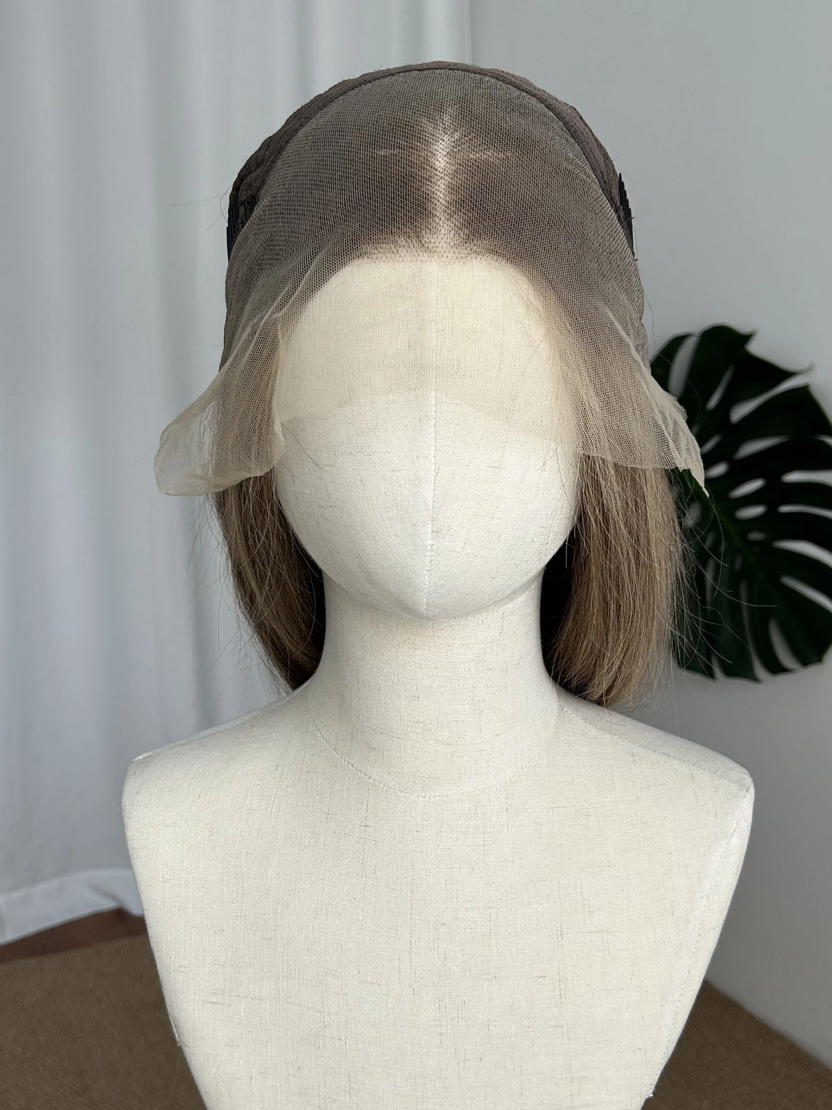 13×4 Lace Front Human Hair Wig | 180% Density | 18 Inches | Ash Brown