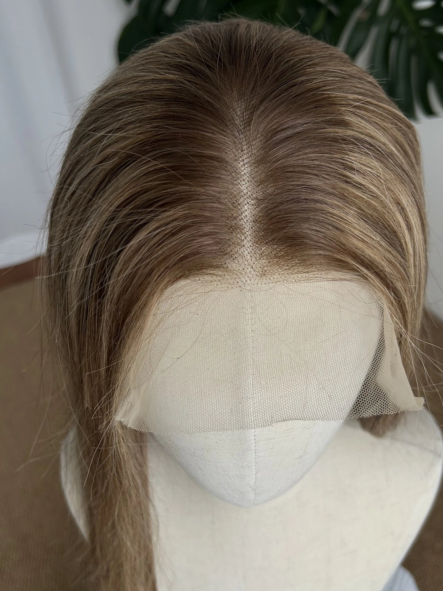 13×4 Lace Front Human Hair Wig | 180% Density | 18 Inches | Ash Brown