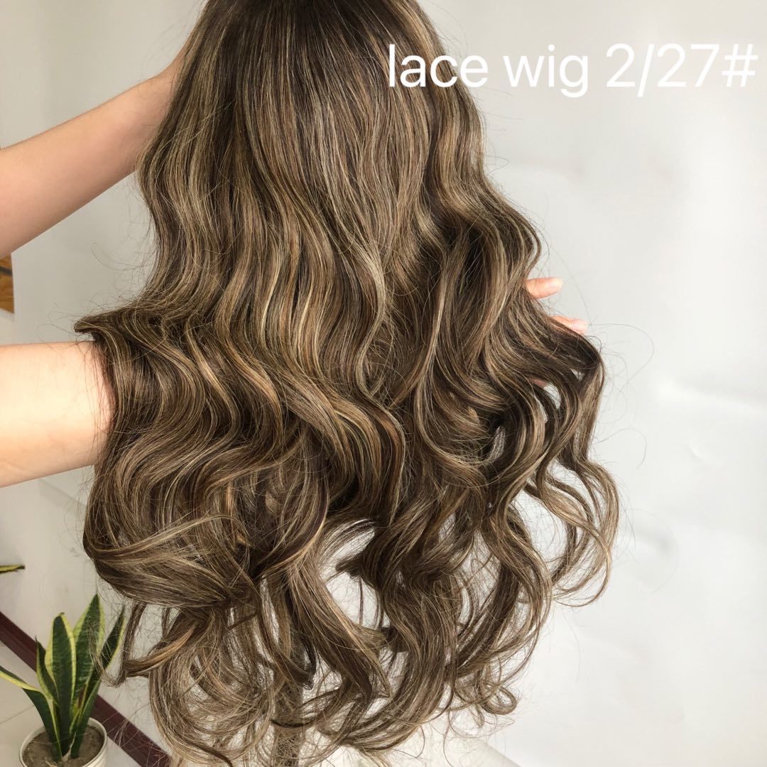 13*6" Lace top human hair wig 20 inches - Hormel Wigs