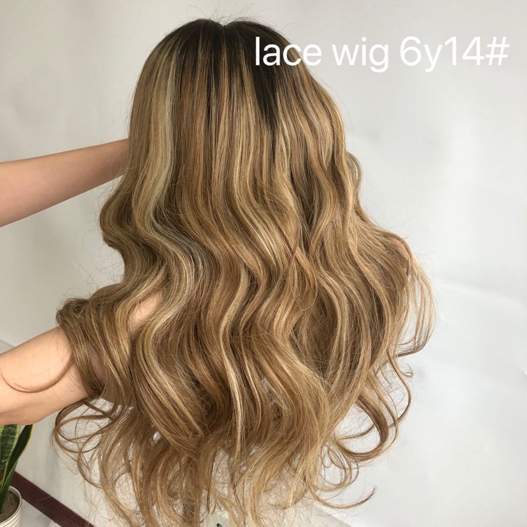 13*6" Lace top human hair wig 20 inches - Hormel Wigs