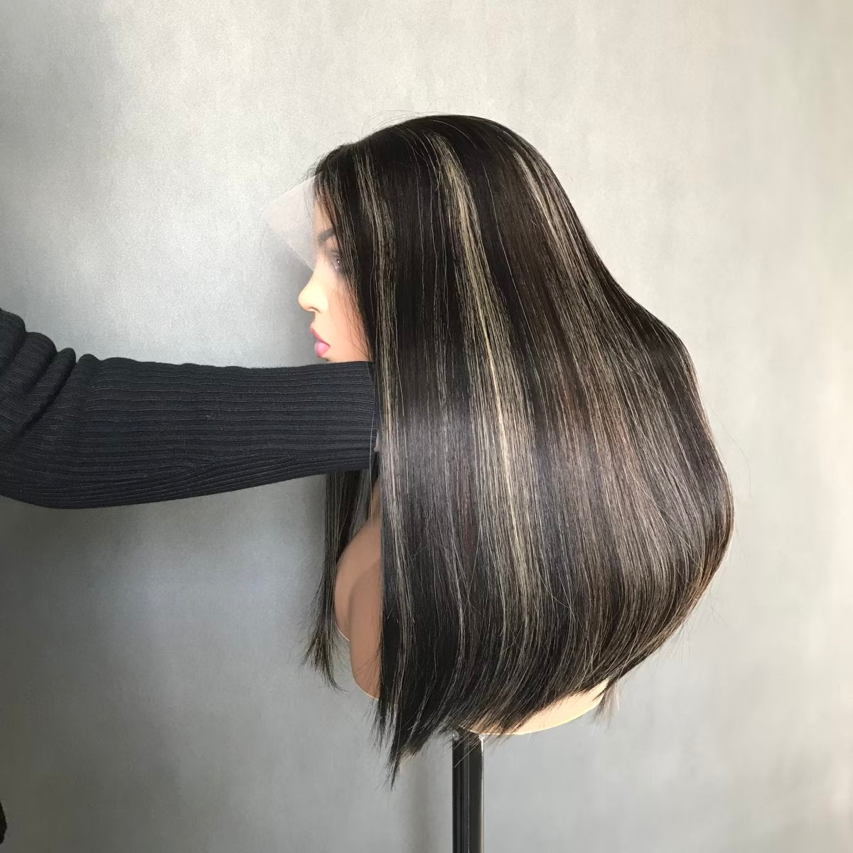 Jewish wig Lace top Luxury human hair wig - Hormel Wigs