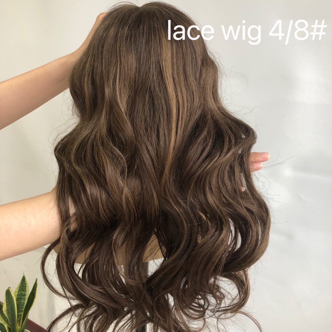 13*6" Lace top human hair wig 20 inches - Hormel Wigs