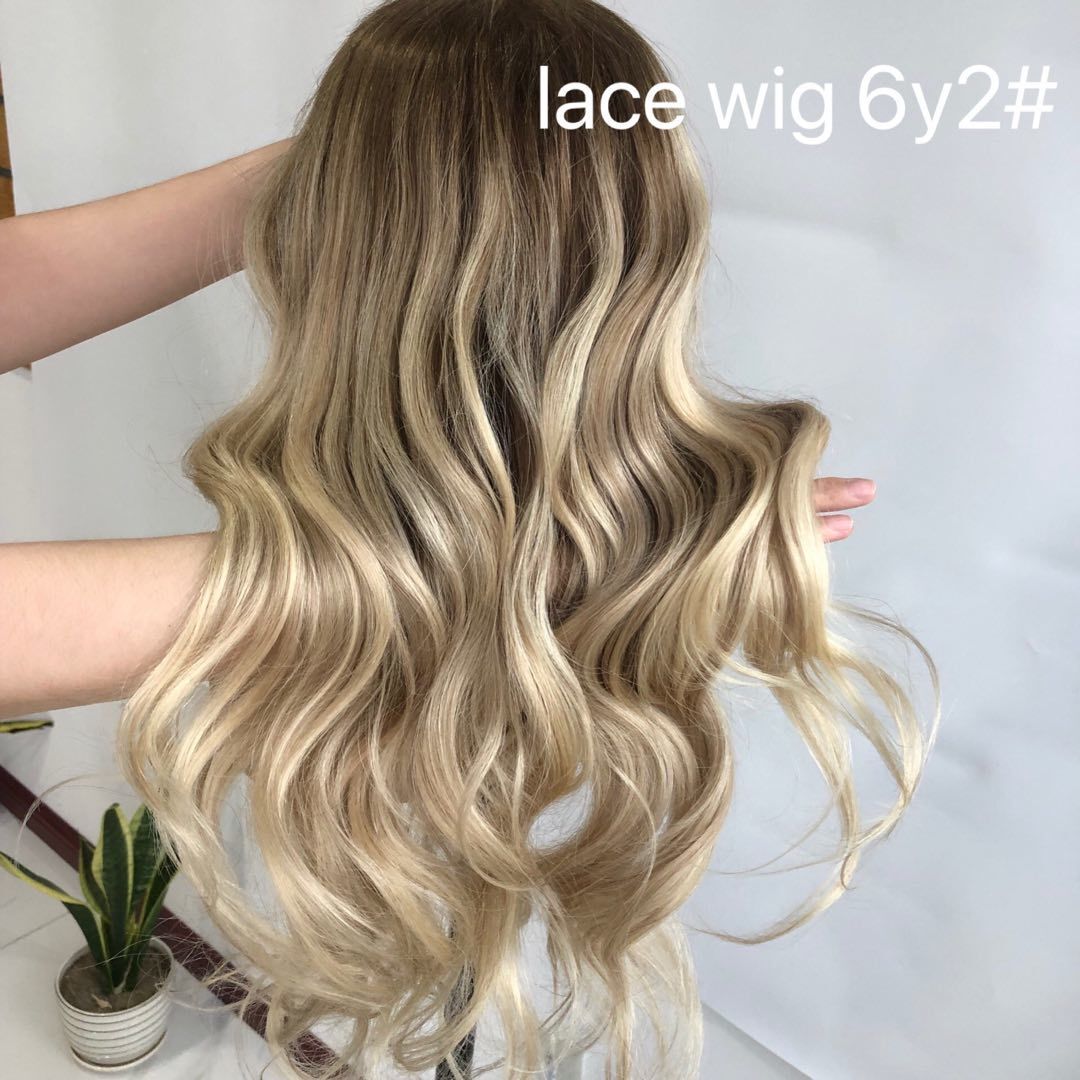13*6" Lace top human hair wig 20 inches - Hormel Wigs