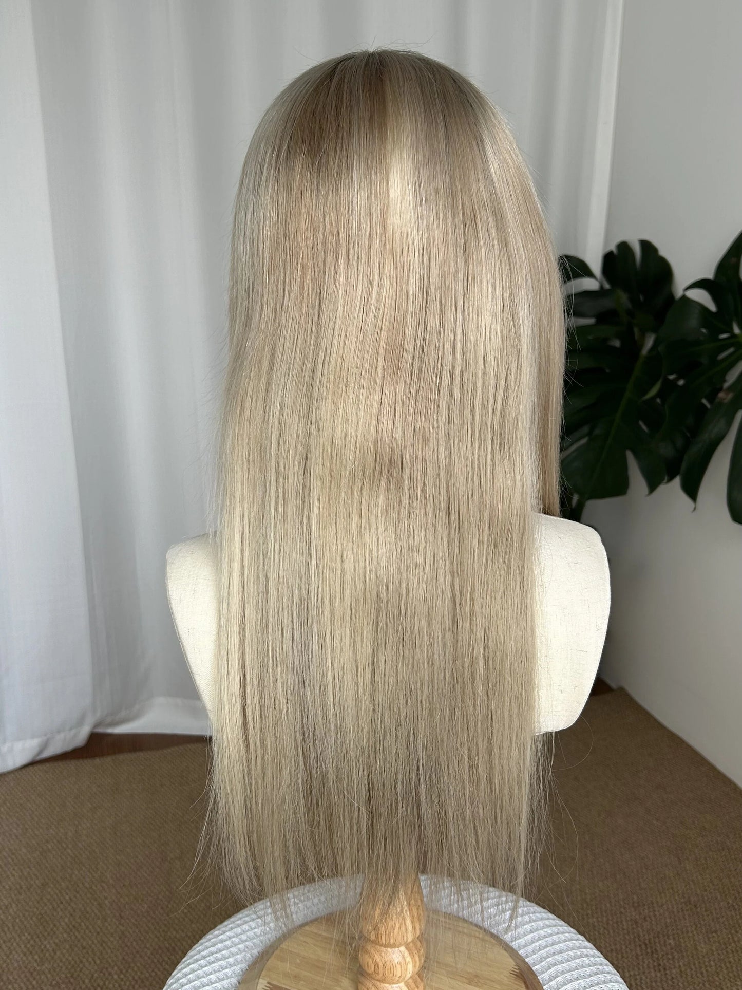 13×4 Lace Front Human Hair Wig | Blonde with Dark Root | 180% Density
