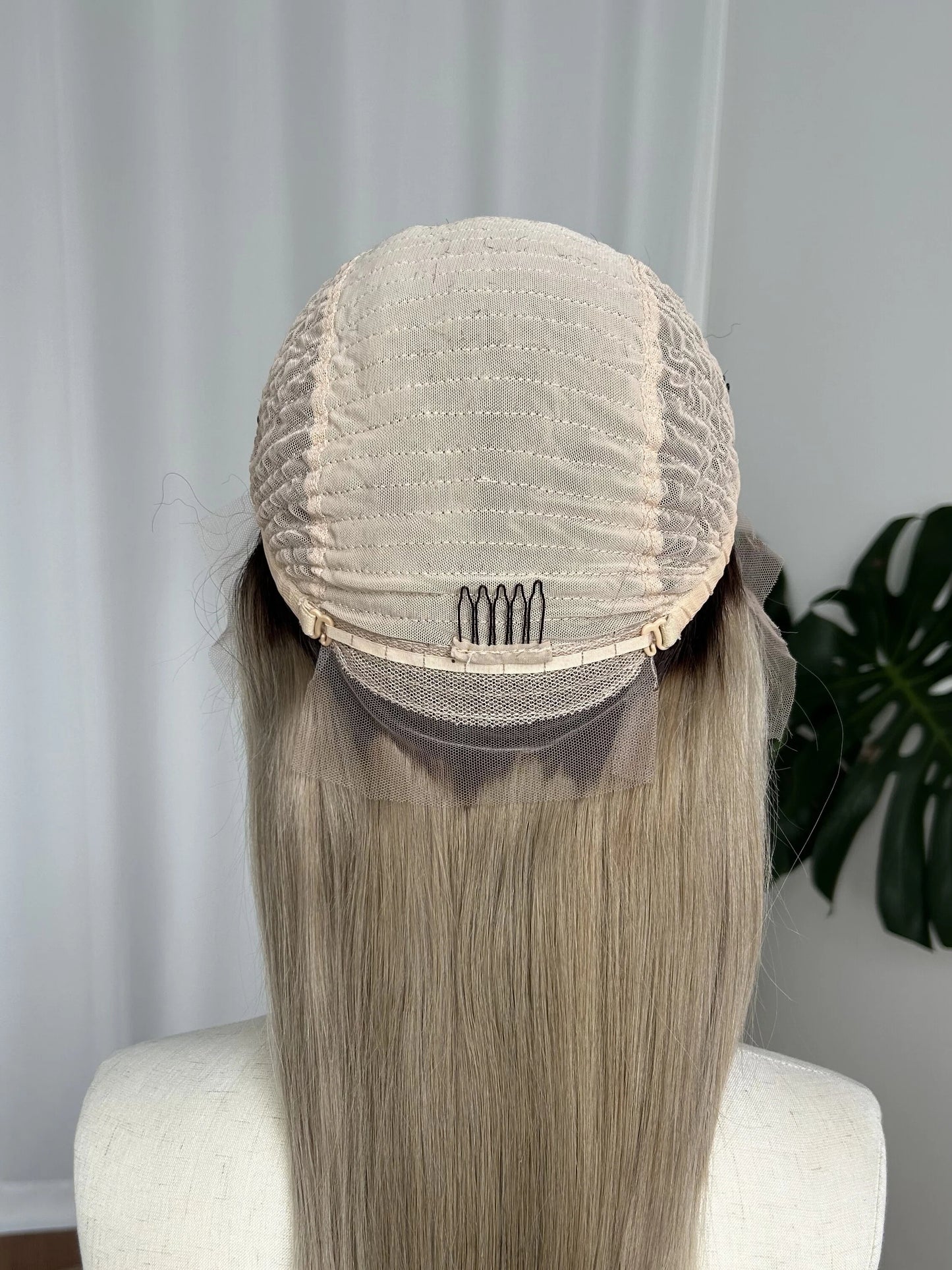 13×4 Lace Front Human Hair Wig | Blonde with Dark Root | 180% Density