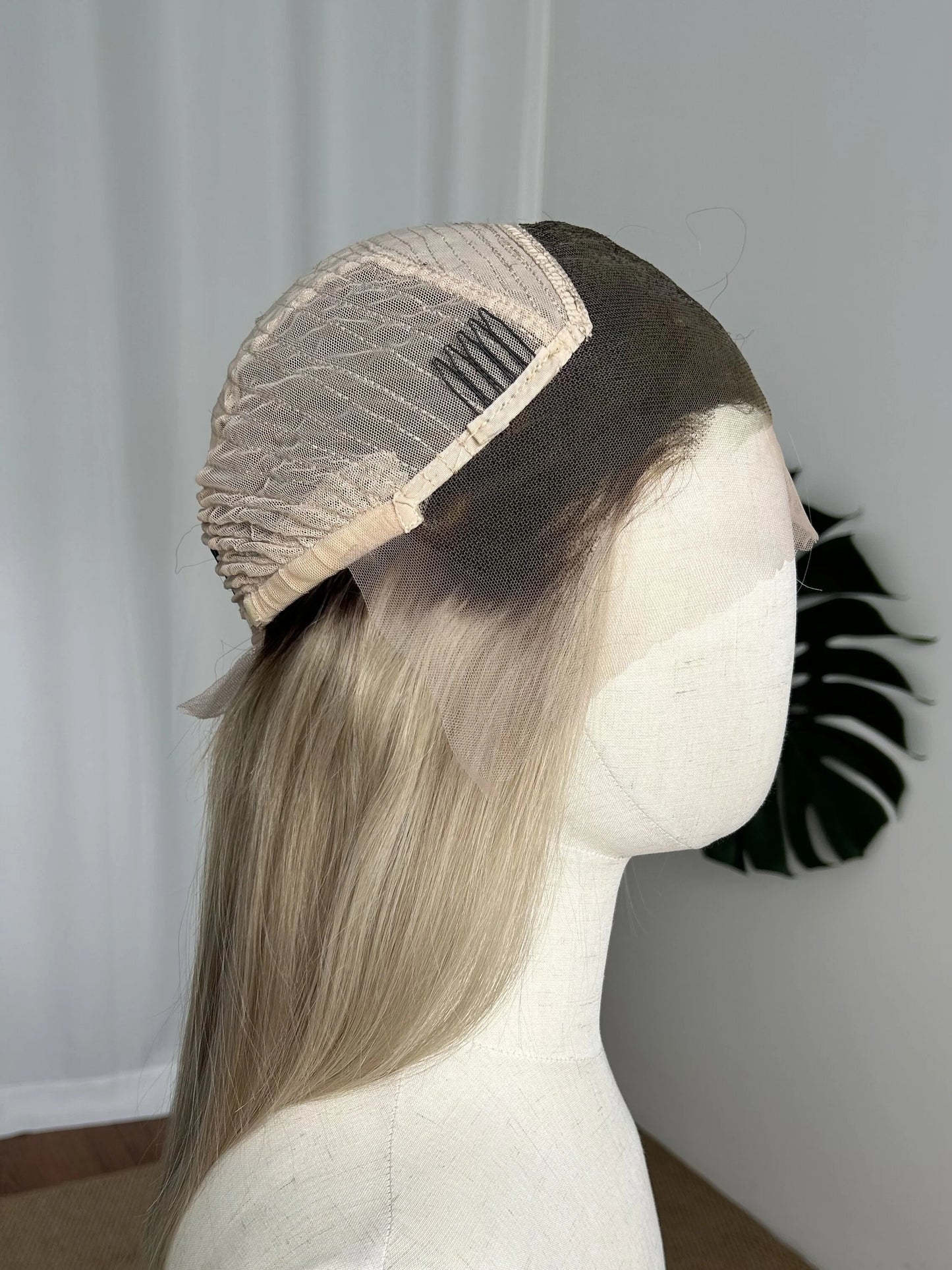 13×4 Lace Front Human Hair Wig | Blonde with Dark Root | 180% Density