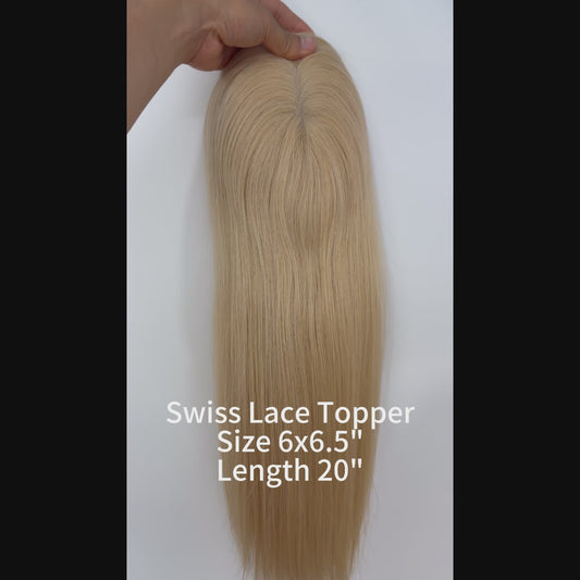 SHWT001 Swiss Lace Topper 6X6.5" For Female Hairloss Problem