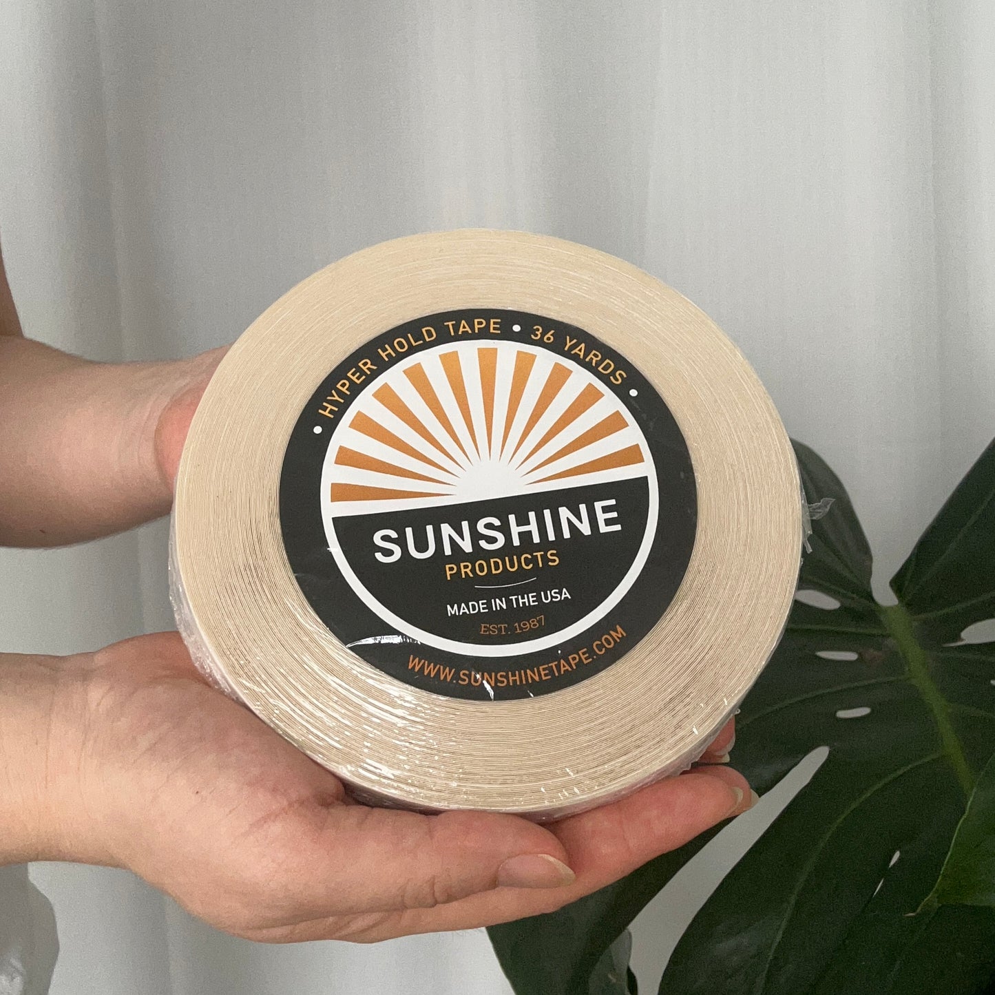 Sunshine Hyper Hold Tape Roll – 36 Yards | 1" Width - Hormel Wigs