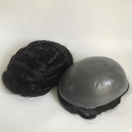 0.02-0.04mm Ultra-Thin Skin Hair System | 8" x 10" | 6" Hair Length - Hormel Wigs