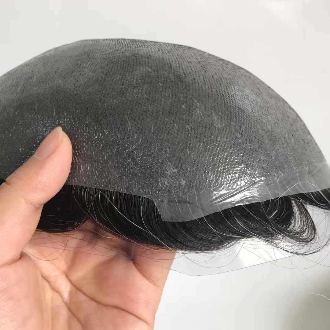 0.02-0.04mm Ultra-Thin Skin Hair System | 8" x 10" | 6" Hair Length - Hormel Wigs