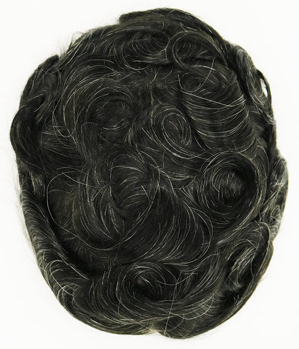 Skin (Knotted) - 8"*10" Thin Skin Men Hair System 0.10-0.12mm - Hormel Wigs