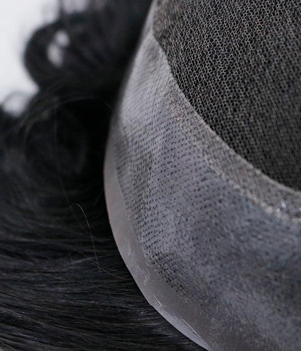 Australia - 8"*10" French Lace with Polyskin Men Hair System - Hormel Wigs