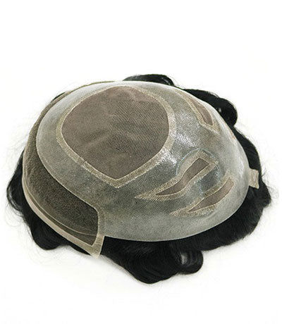 Versalite - 8"*10" French Lace Front Mono Top With Polyskin Men Hair System - Hormel Wigs