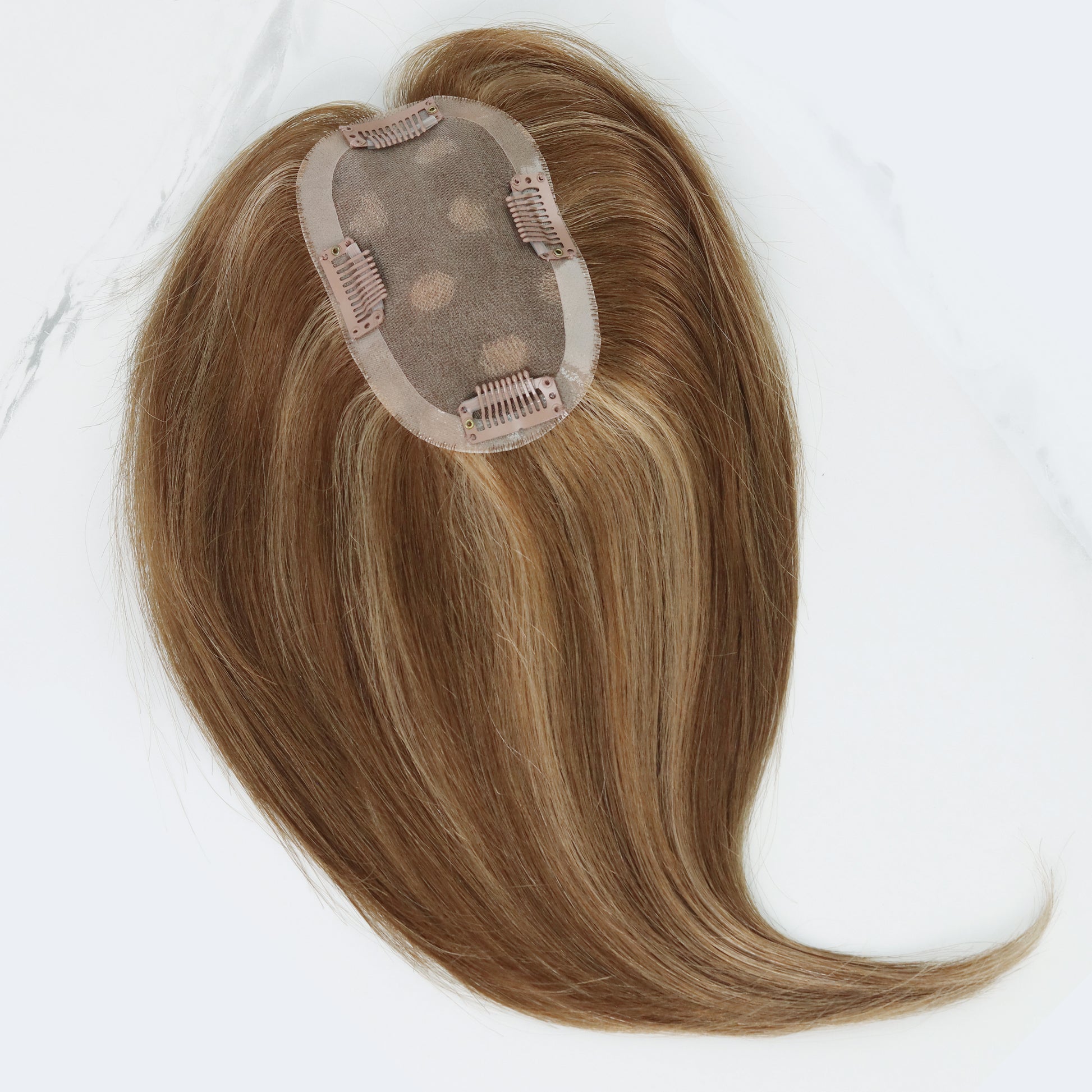 Mini parting 3*5" Full Mono Remy Human Hair Topper 10" - Hormel Wigs