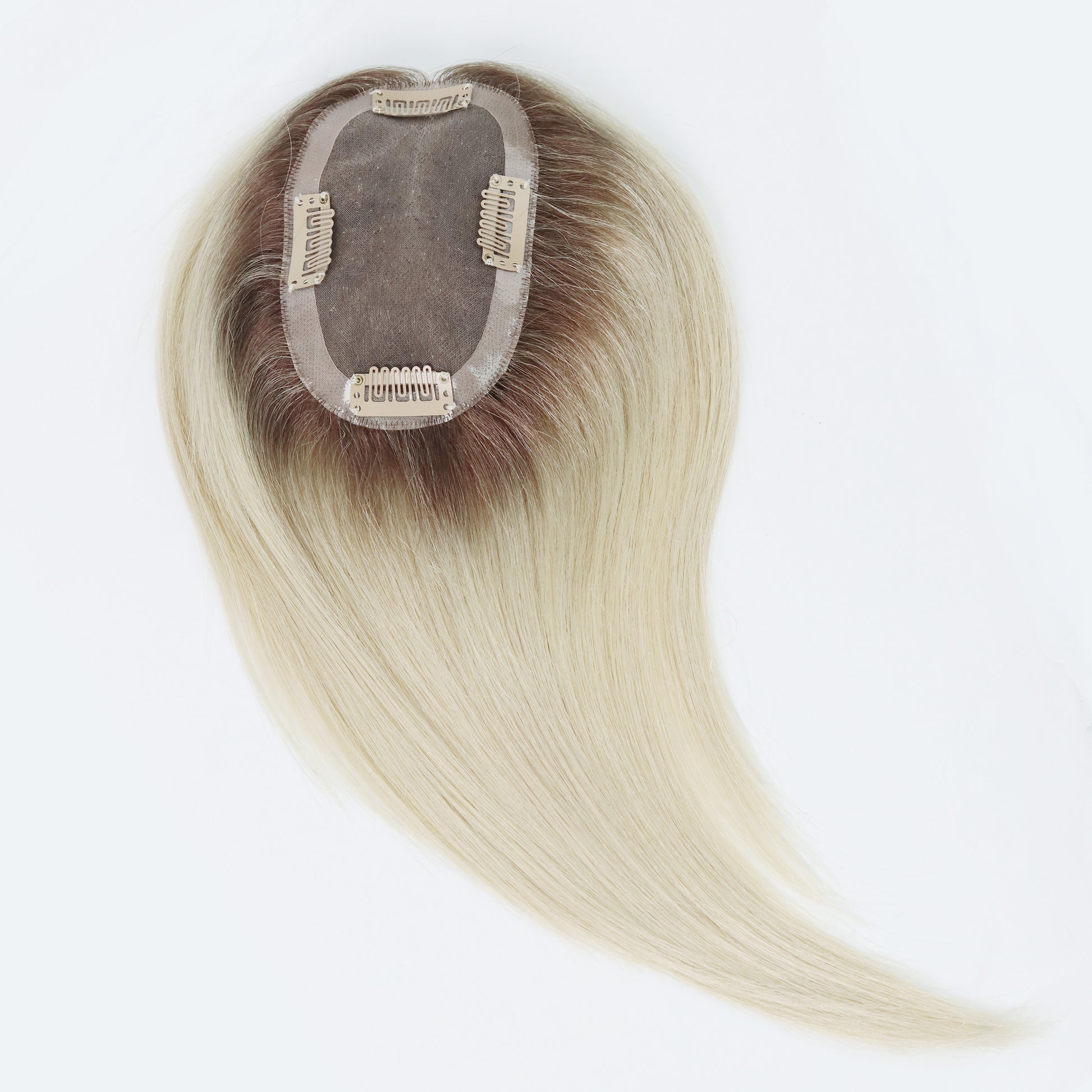 Mini parting 3*5" Full Mono Remy Human Hair Topper 10" - Hormel Wigs
