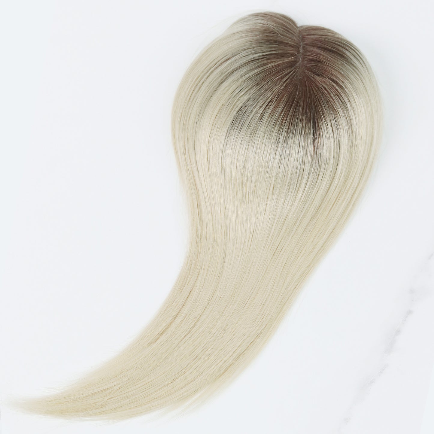 Mini parting 3*5" Full Mono Remy Human Hair Topper 10" - Hormel Wigs
