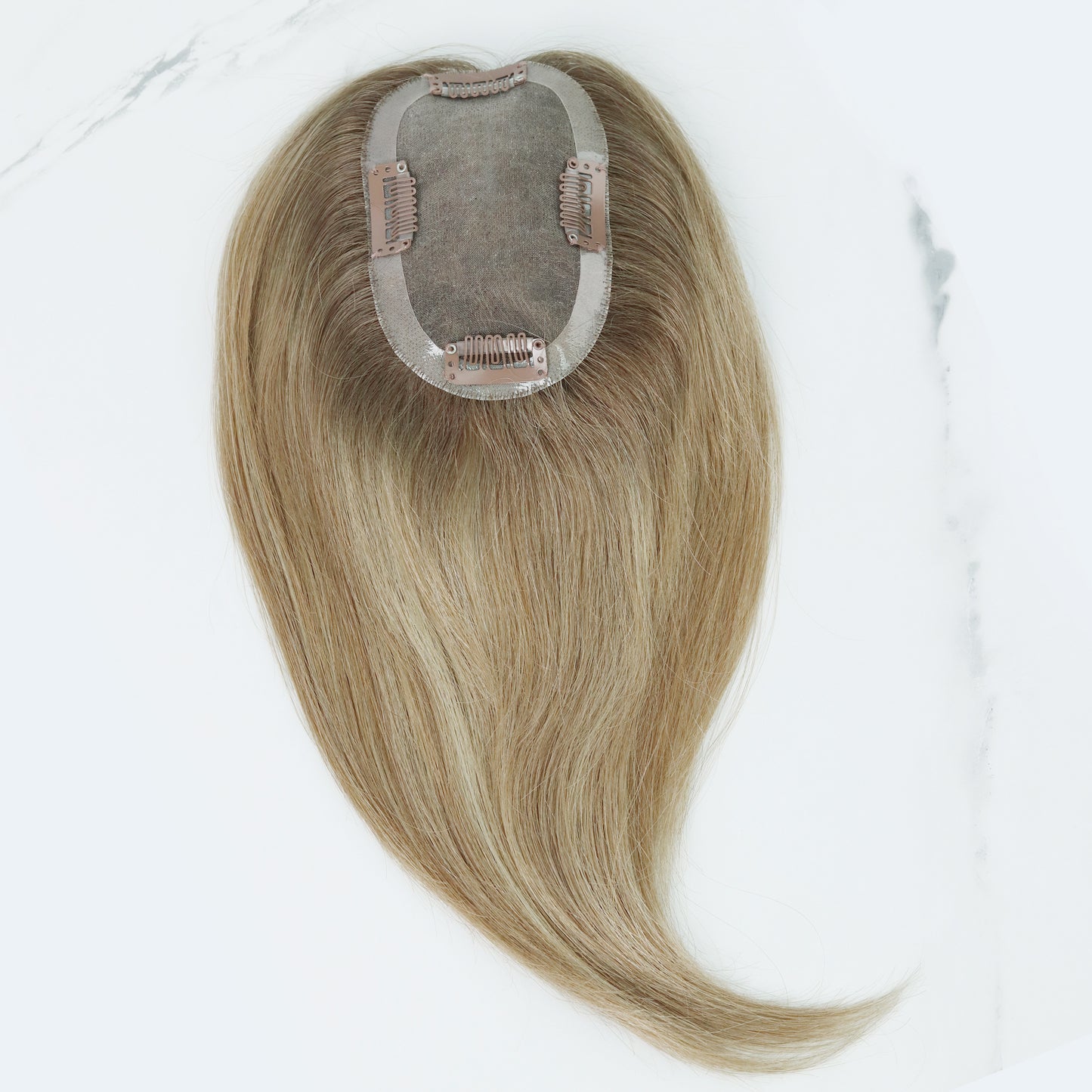 Mini parting 3*5" Full Mono Remy Human Hair Topper 10" - Hormel Wigs