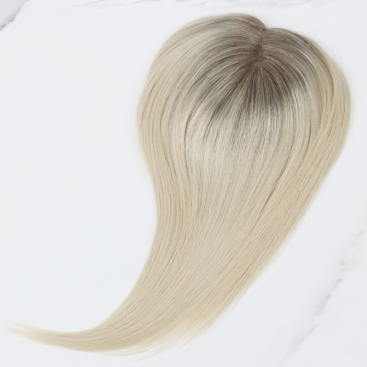 Mini parting 3*5" Full Mono Remy Human Hair Topper 10" - Hormel Wigs